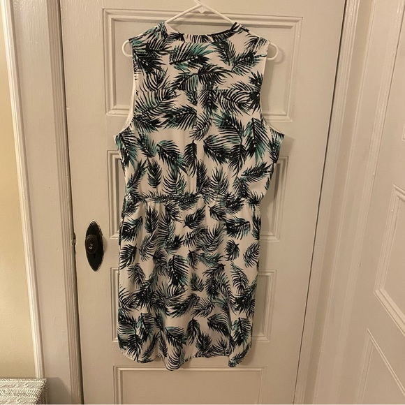Apt 9 green and white Tropical Dress XL - Picture 2 of 7